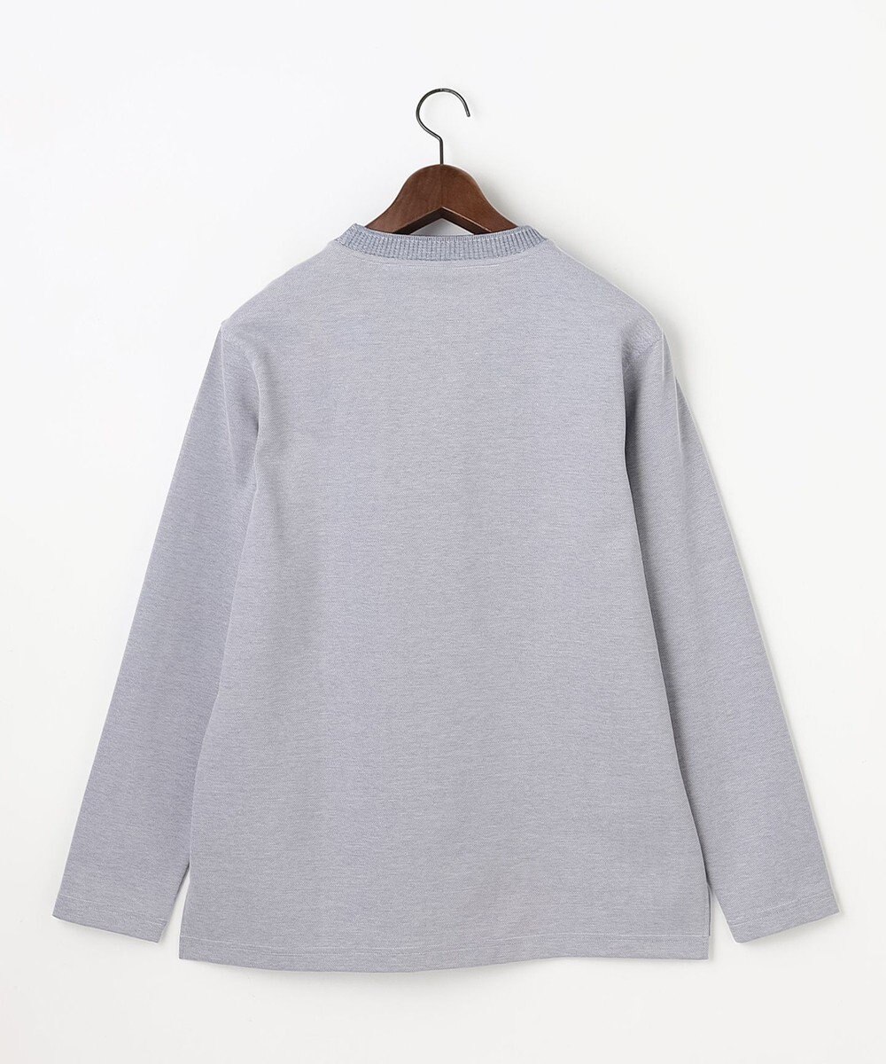 JOSEPH ABBOUD 【JAPANファブリック・日本縫製・清涼】ミラノリブWフェイス長袖Tシャツ 