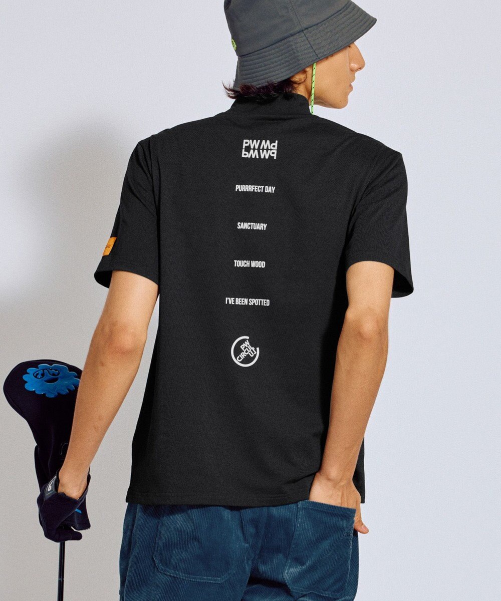 PW CIRCULUS 【吸水速乾 / UV遮蔽率99.5% UVカット / ストレッチ】【MEN】ポケットモックT ゴルフ 