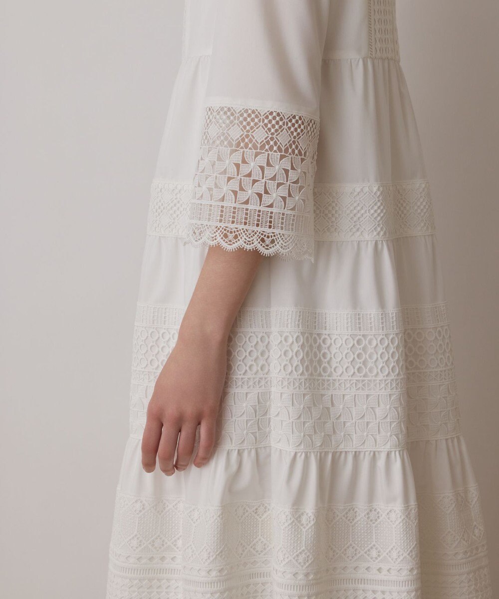 GRACE CONTINENTAL レースコンビワンピース 