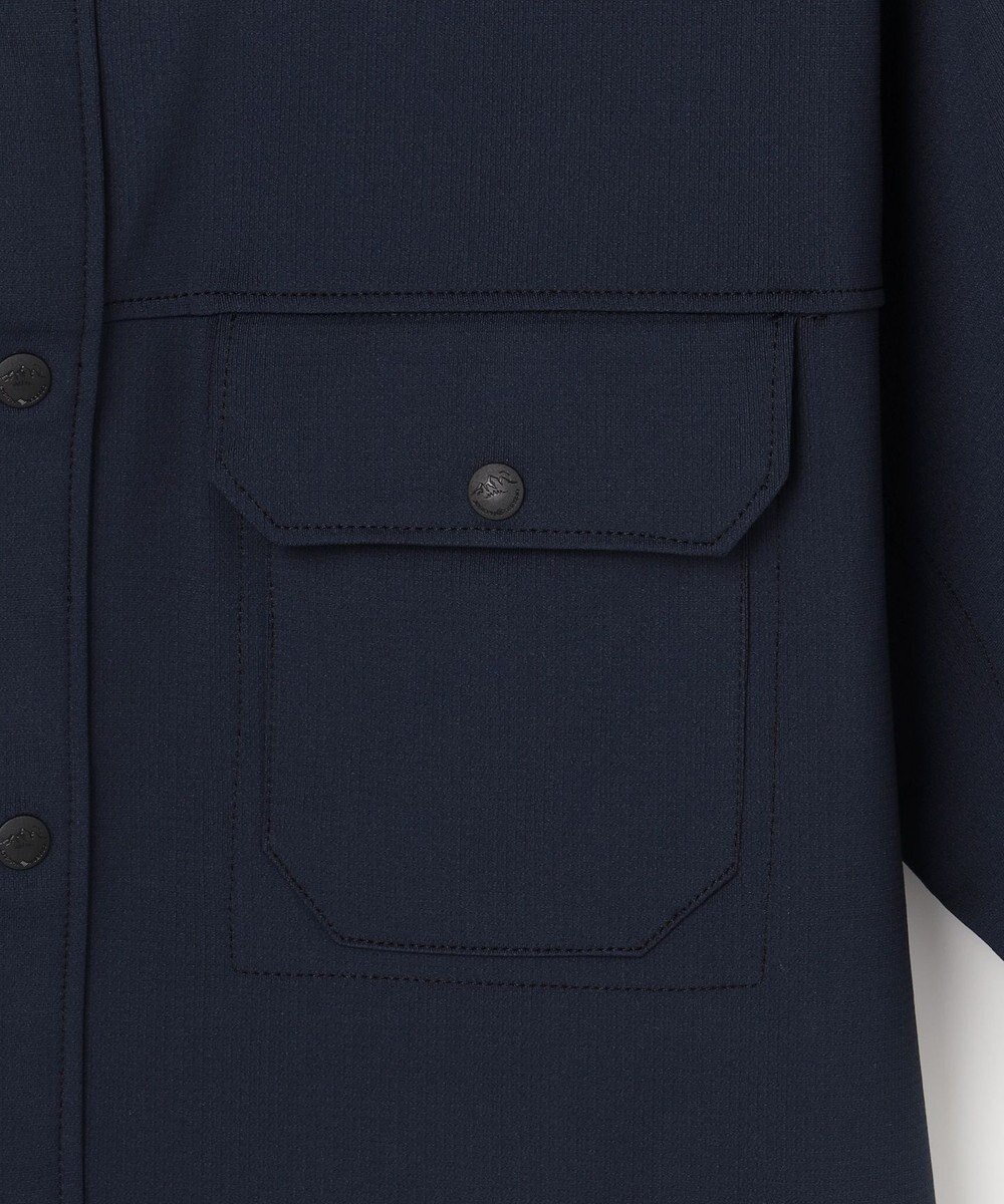 JOSEPH ABBOUD MOUNTAIN 【UVカット/接触冷感】SOLAMENT トリコットメッシュ 半袖 シャツ 