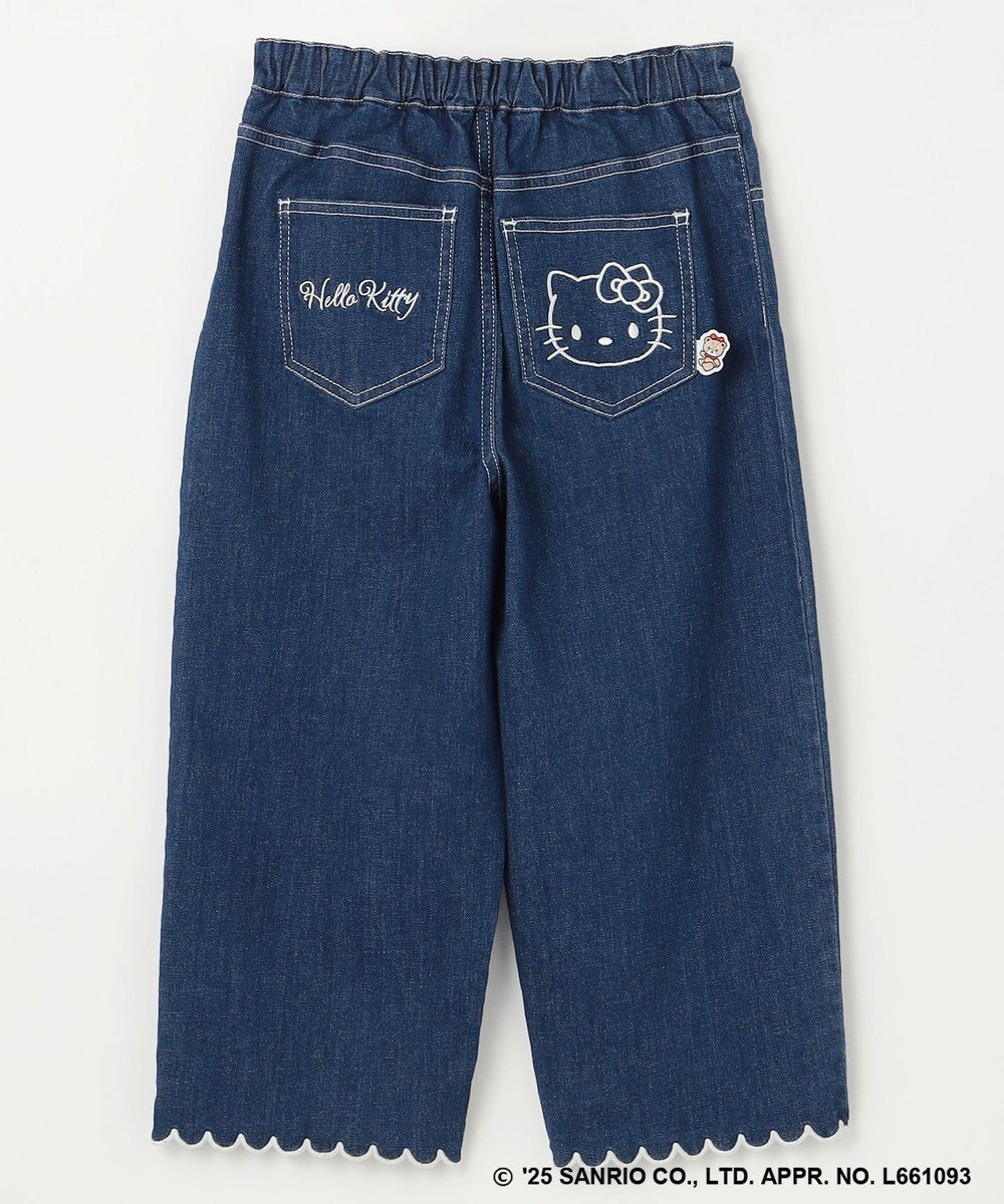 ANY KIDS 【ハローキティ×ANY KIDS】デニムワイドパンツ 