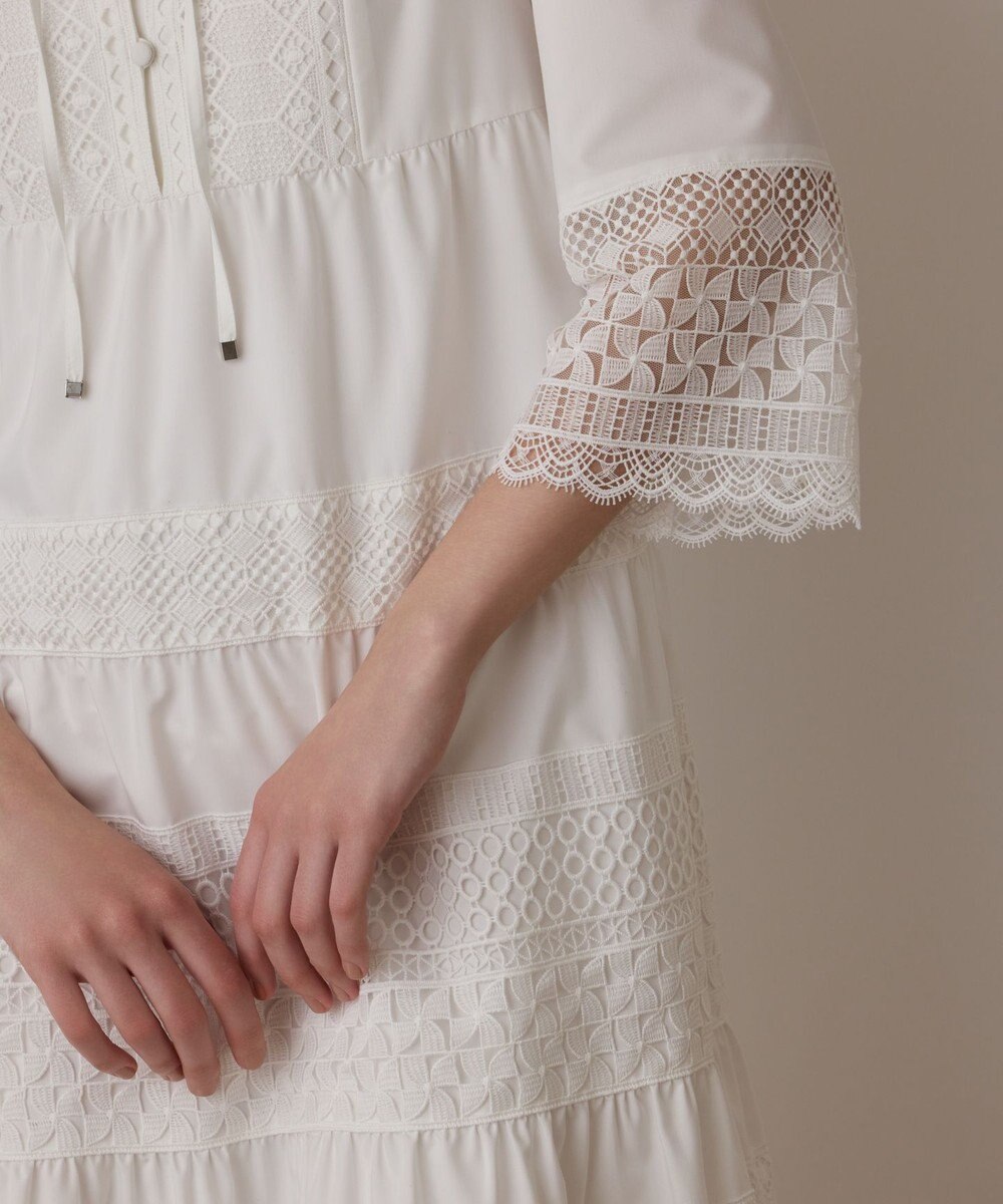 GRACE CONTINENTAL レースコンビワンピース 