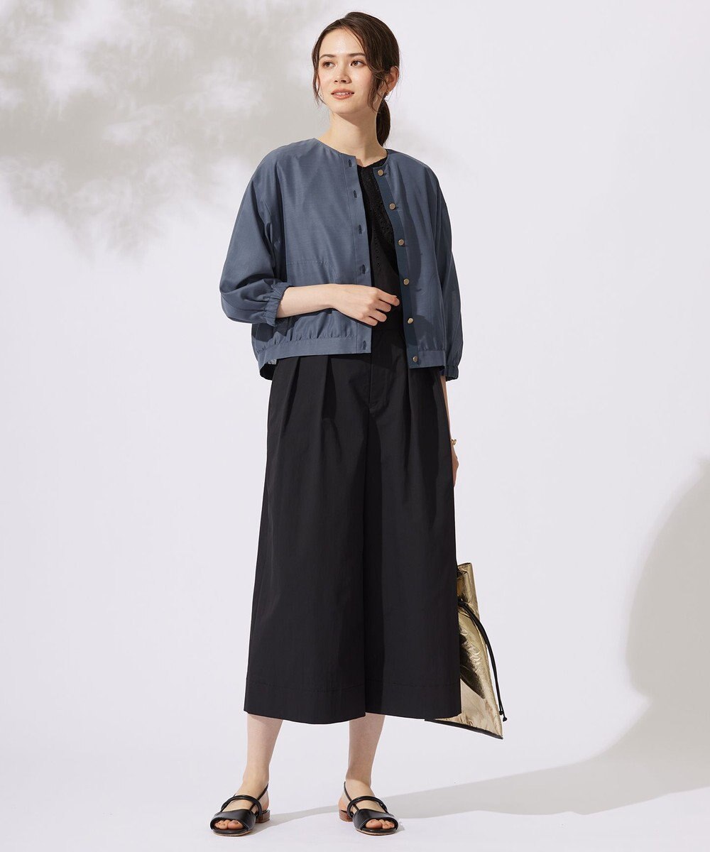 自由区 L 【カタログ掲載・洗える】タックガウチョ パンツ 