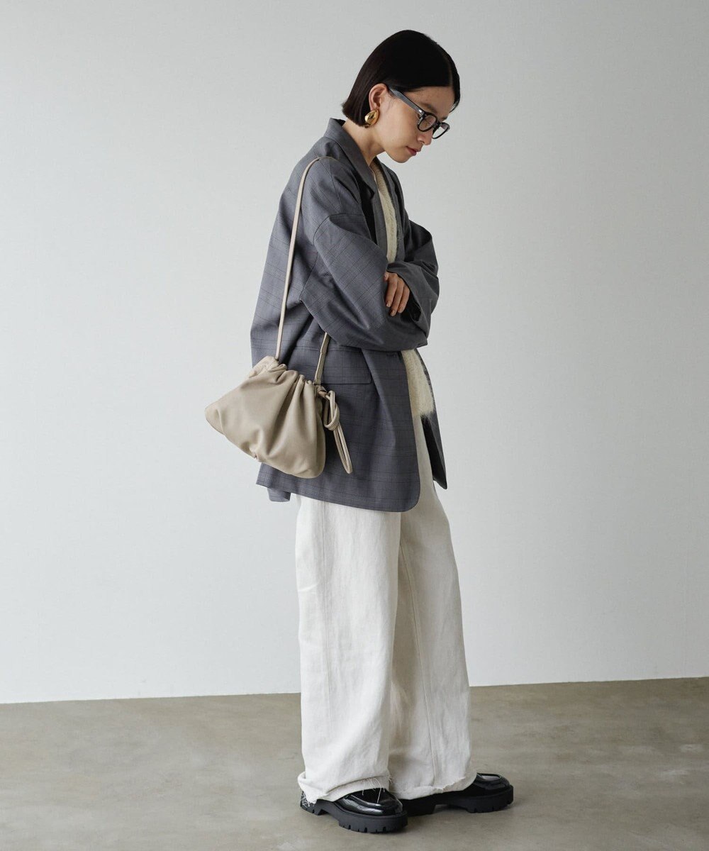 russet レザー巾着4WAYショルダーバッグ(CE-1454) 