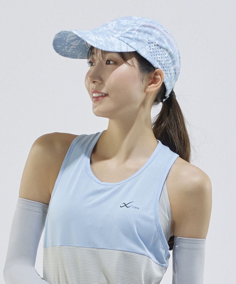CW-X 【UNISEX】 CW-X キャップ メッシュパーツつき(つば内側) メッシュ切替あり(頭頂部) ユニセックス HYR430 /ワコール 