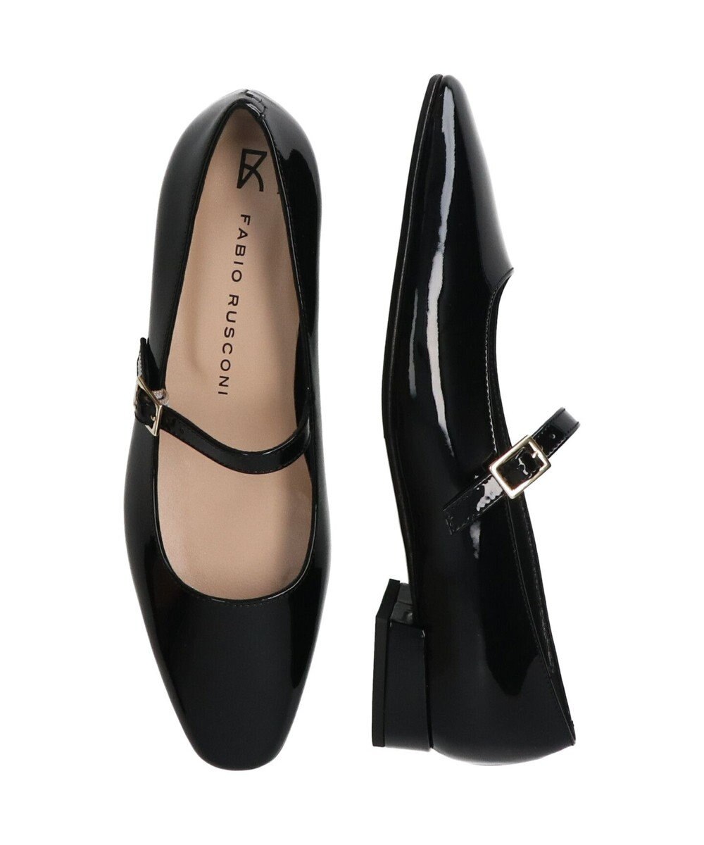 INTER-CHAUSSURES 【FABIO RUSCONI】スクエアトウワンストラップパンプス 