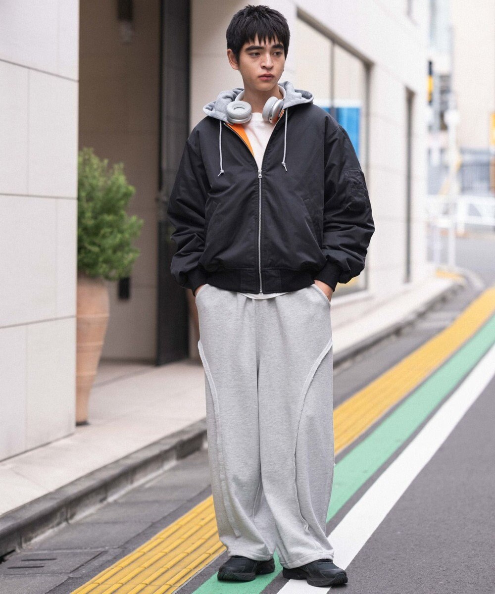 WEGO 【ユニセックス着用ITEM】2WAYフードパファーMA－1 