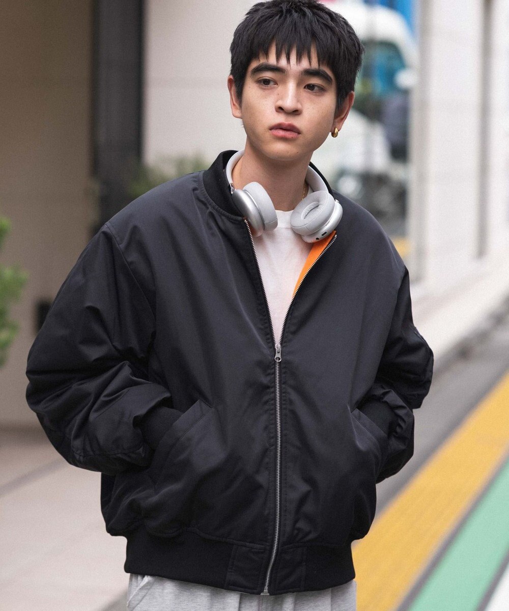 WEGO 【ユニセックス着用ITEM】2WAYフードパファーMA－1 