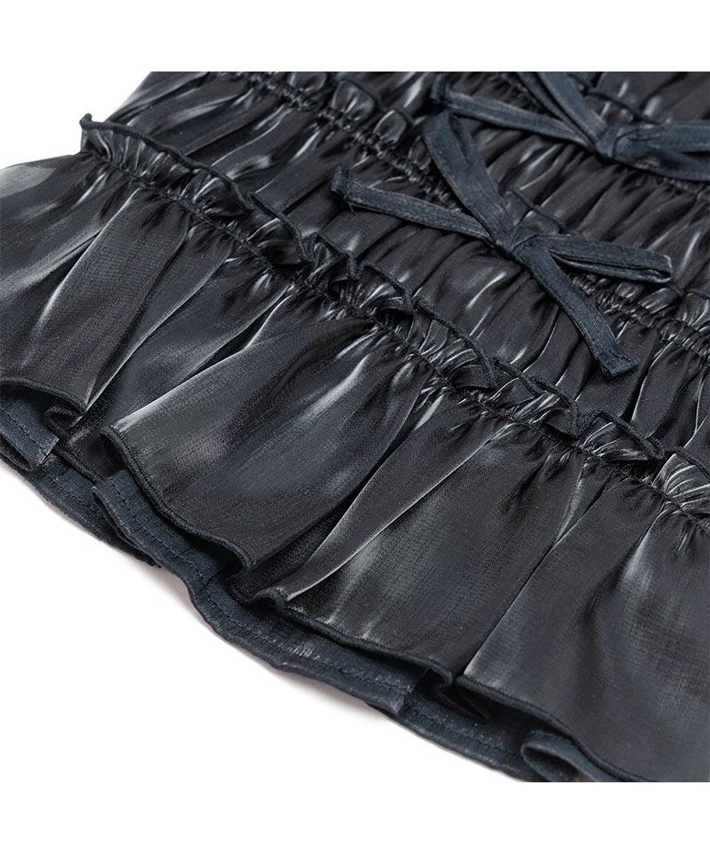 PET PARADISE cherircouture シャーリング キャミソール 《ブラック》 小型犬 