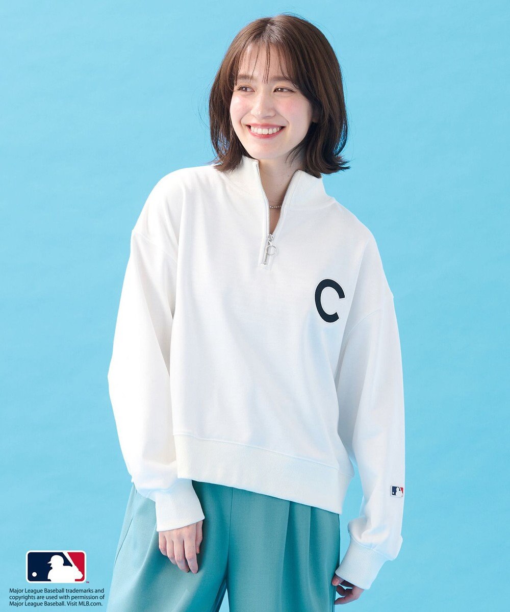 ANY L 【洗濯機可/UVケア】MLB/メジャーリーグベースボール ジップスウェット 