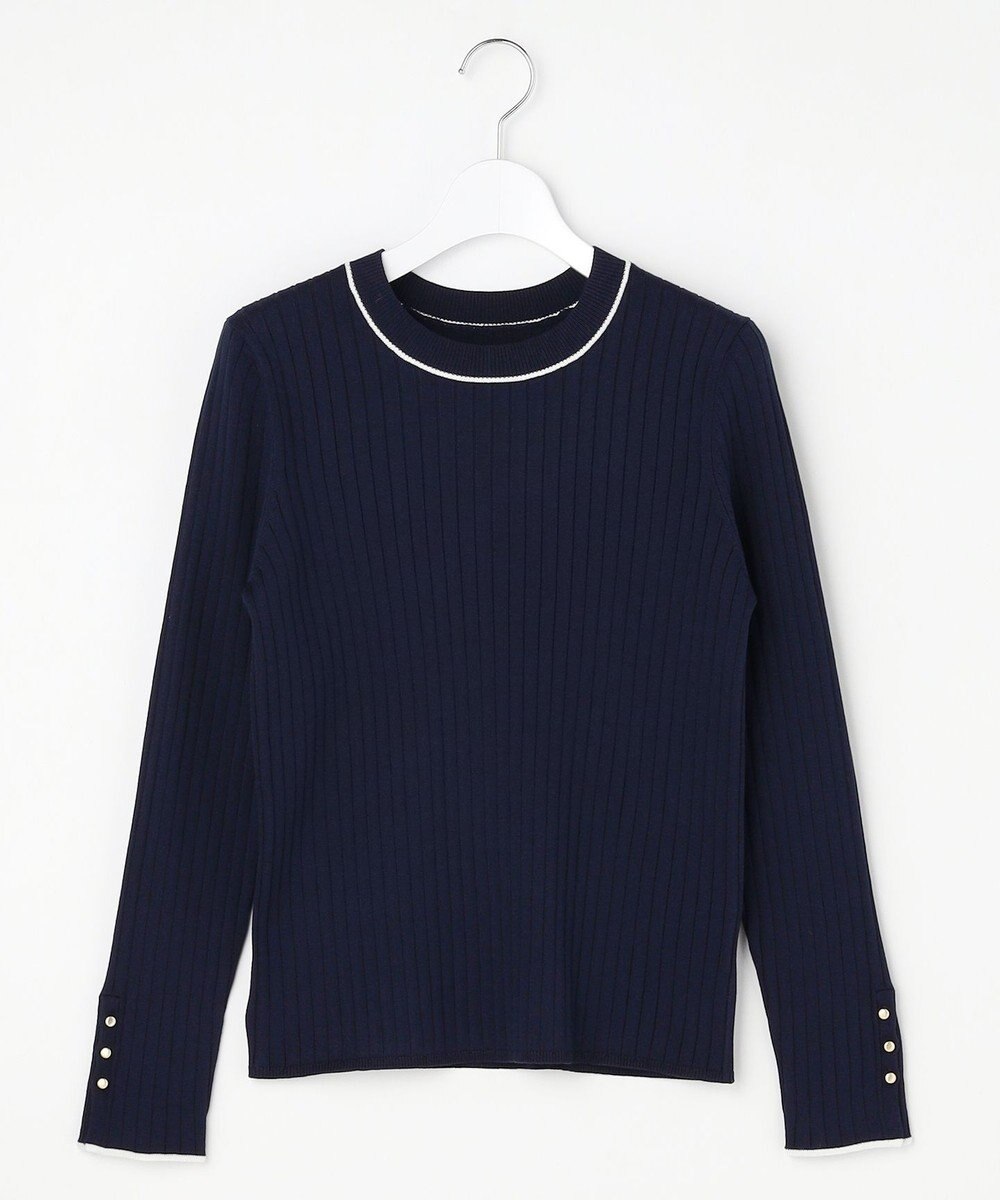 ANY SIS ラインポイント ニット 