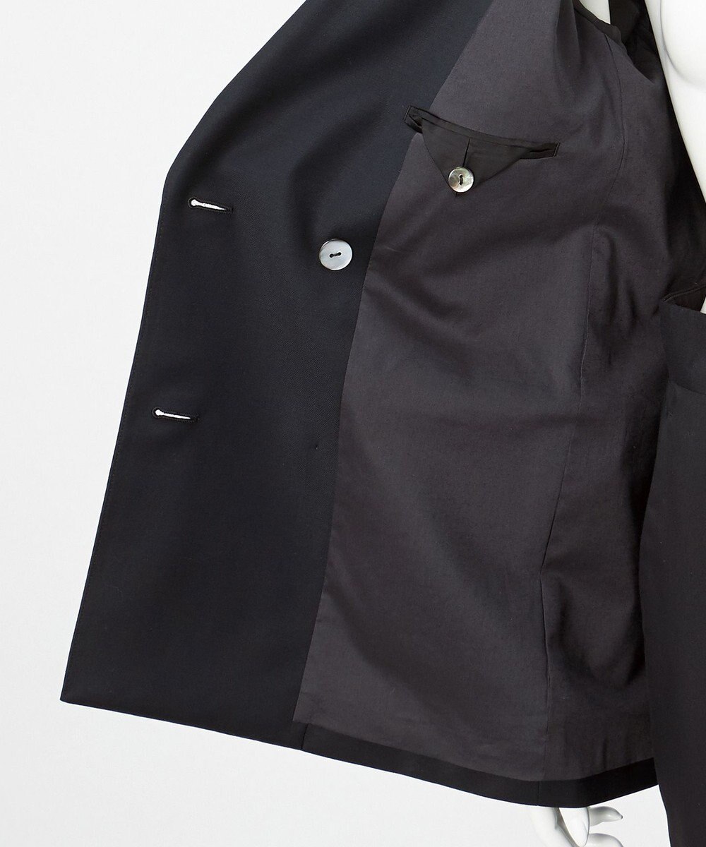 23区 【エステータ】ウールシルクギャバジン ダブルブレストジャケット 