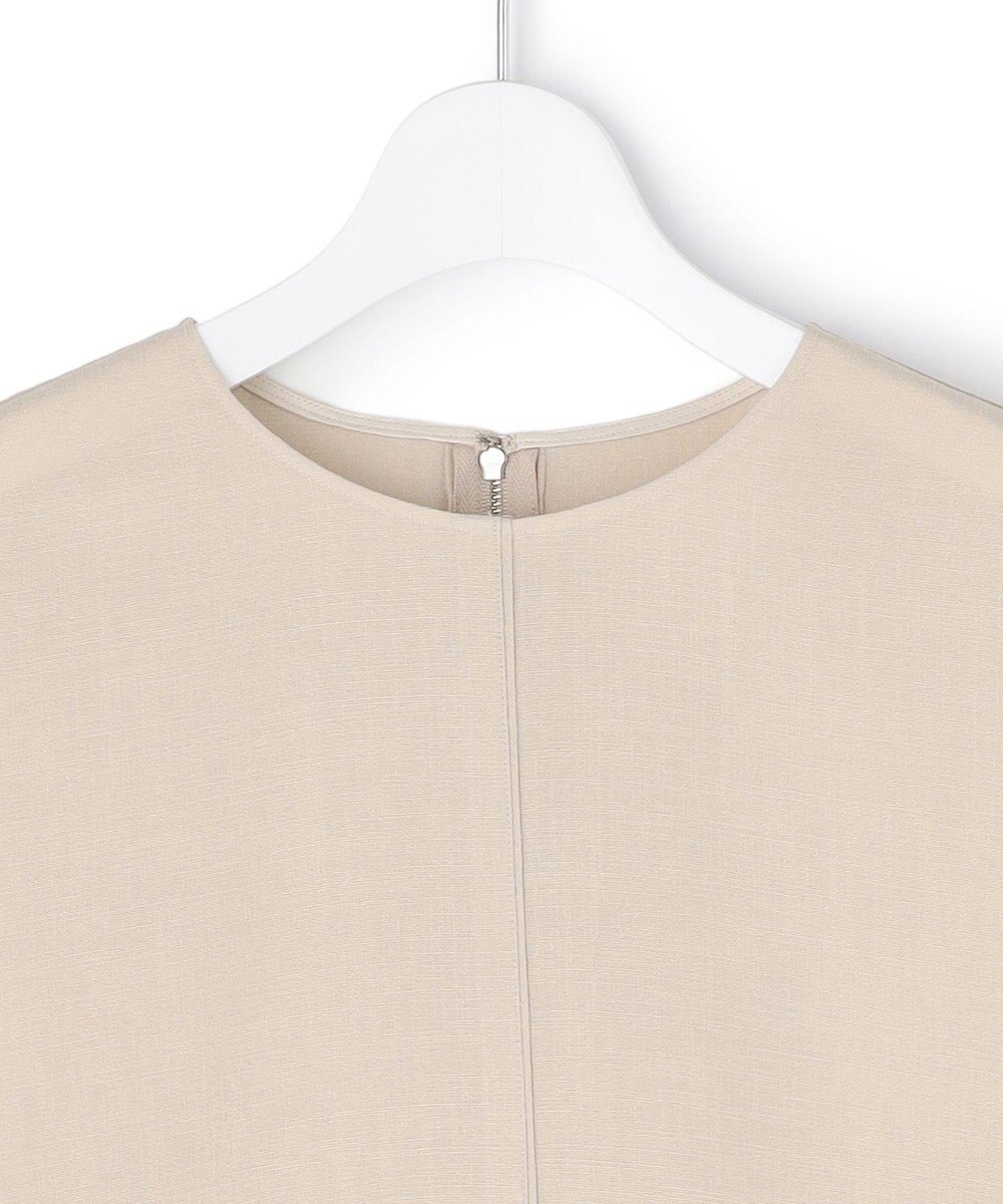 ICB L 【先行予約】 ドライアセテートスラブ フレンチスリーブワンピース 