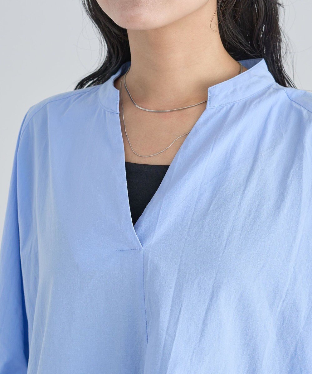 Green Parks スキッパーブラウス 