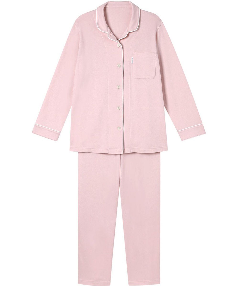 ワコール／睡眠科学 パジャマ 綿100%(本体) あったか 長袖 長ズボン レディース YDW450 睡眠科学／ワコール 