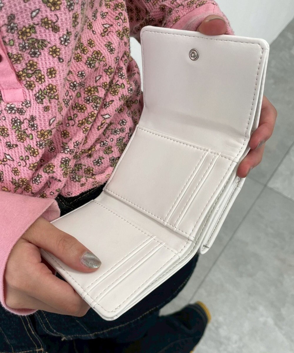 WEGO フラワーガマ口ウォレット 