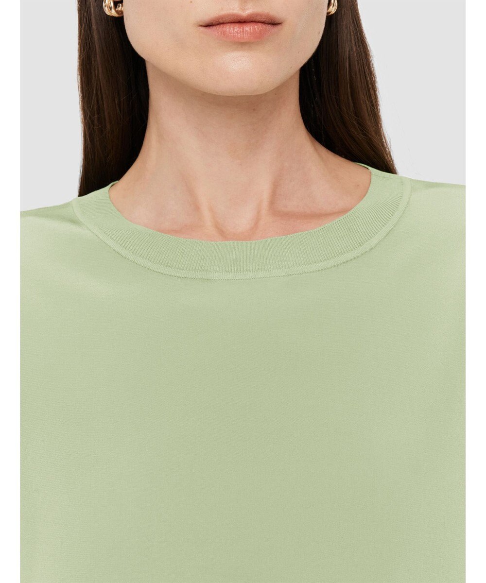 JOSEPH 【洗える】クレープ ド ソワ　ショートスリーブTEE 