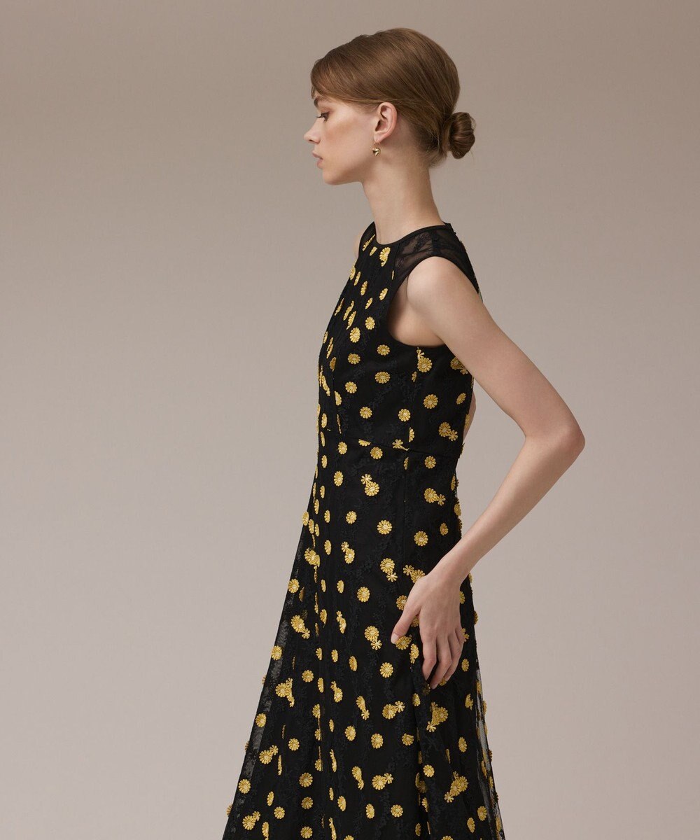 GRACE CONTINENTAL バイカラーレースワンピース 