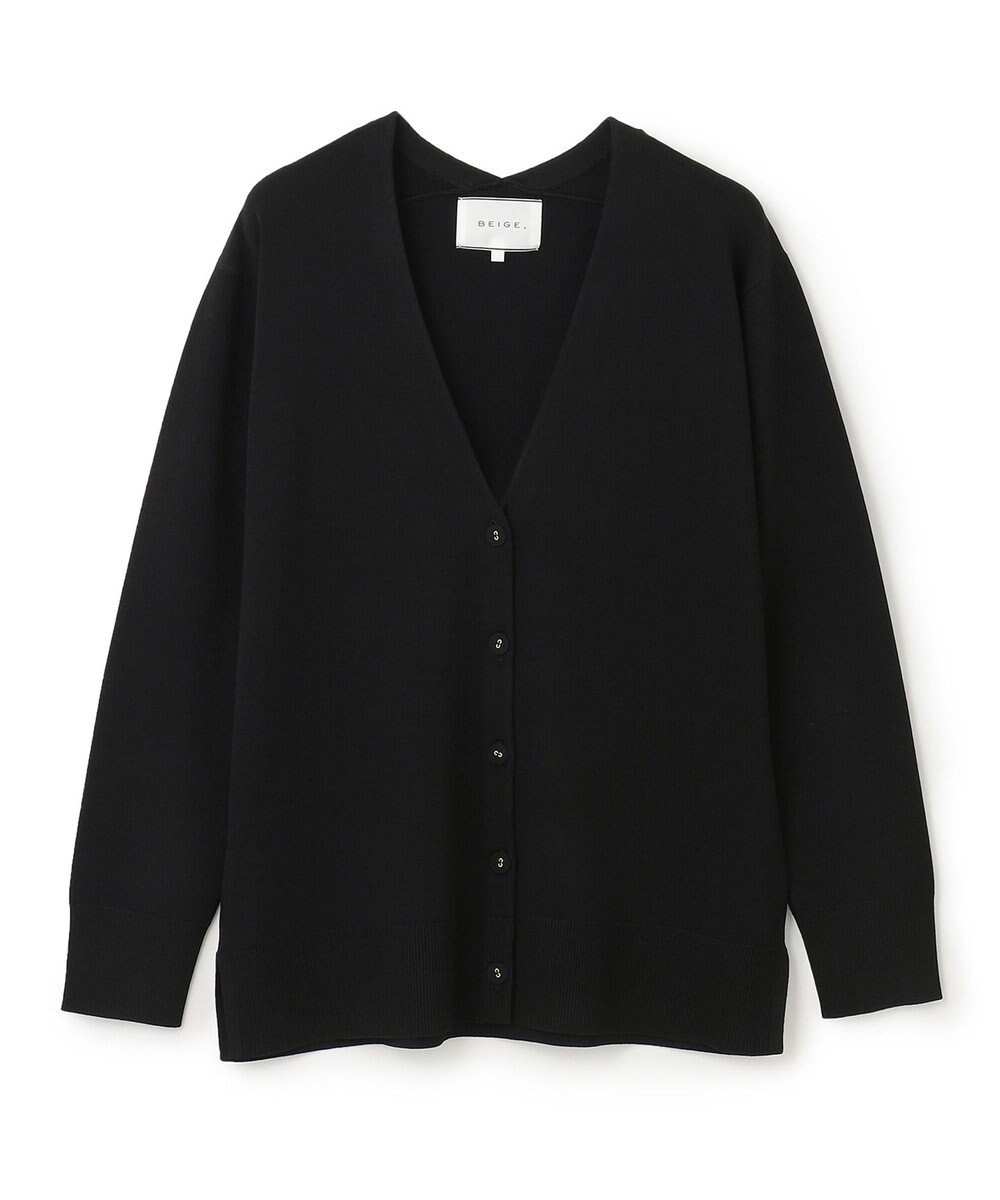 BEIGE， HOLLY / Vネックカーディガン 