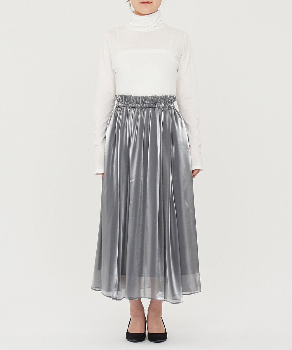 uncrave 【手洗い可】ブライトシャンブレー スカート（uncrave STANDARD） 