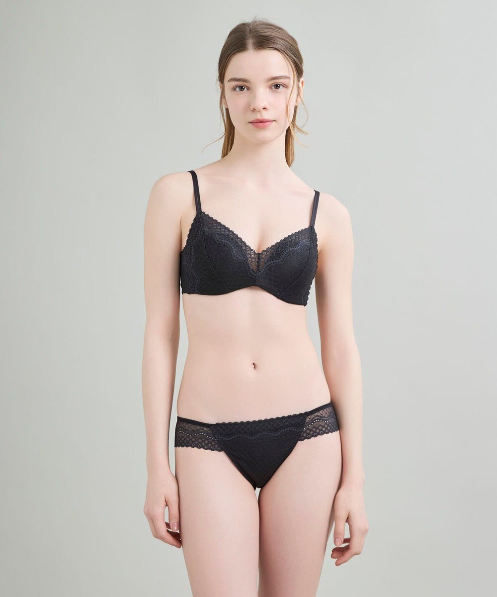 une nana cool 【リニューアル】364ブラ レース ノンワイヤーブラ 