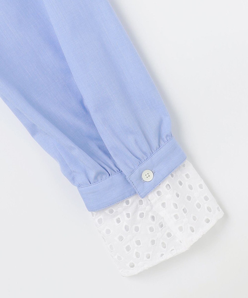 J.PRESS LADIES S 【WEB限定・一枚で着映え】コンパクトエステネージュ 襟 袖 リムーバル シャツ ブラウス 