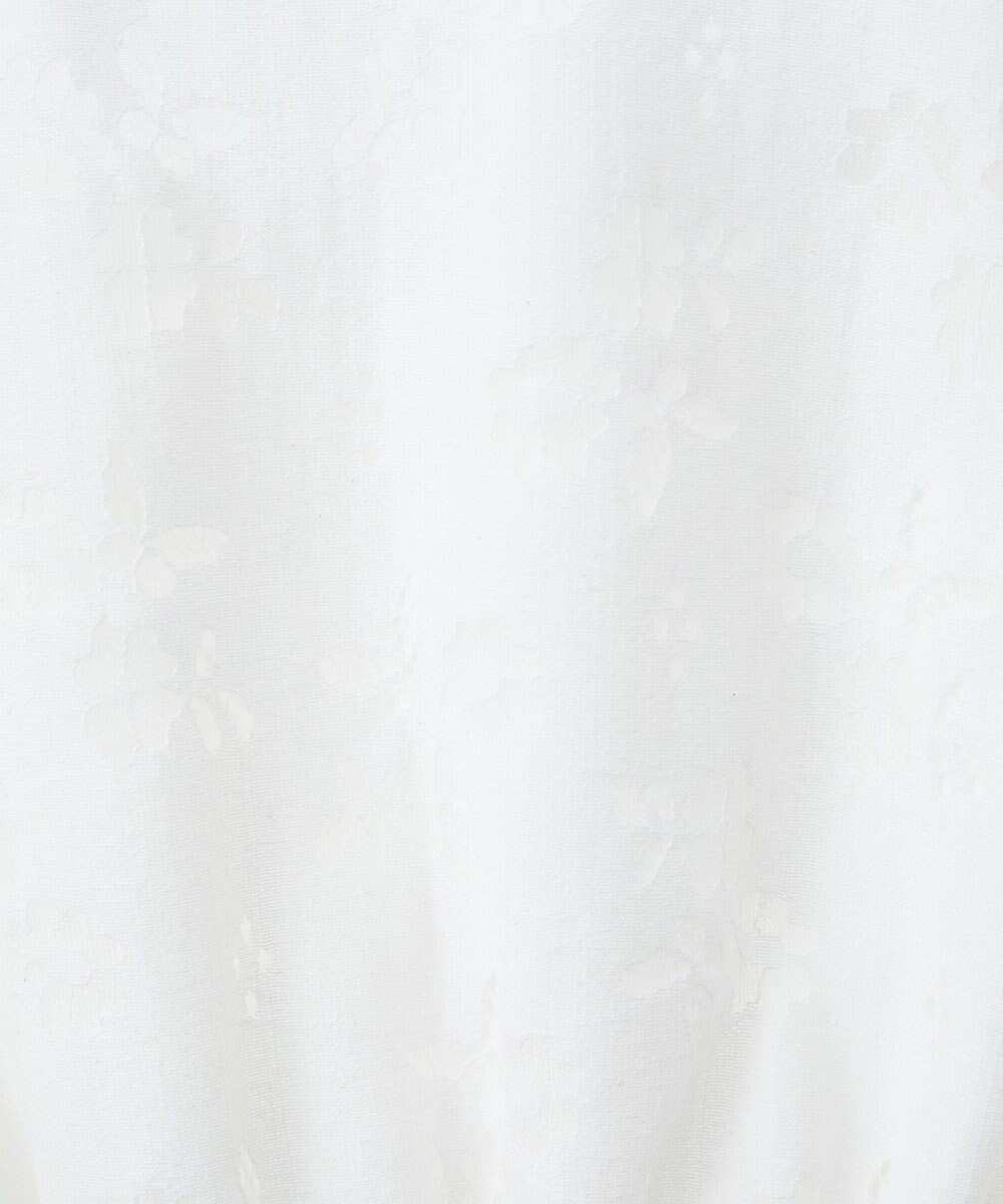 earth music&ecology 透かし花柄ブラウス 