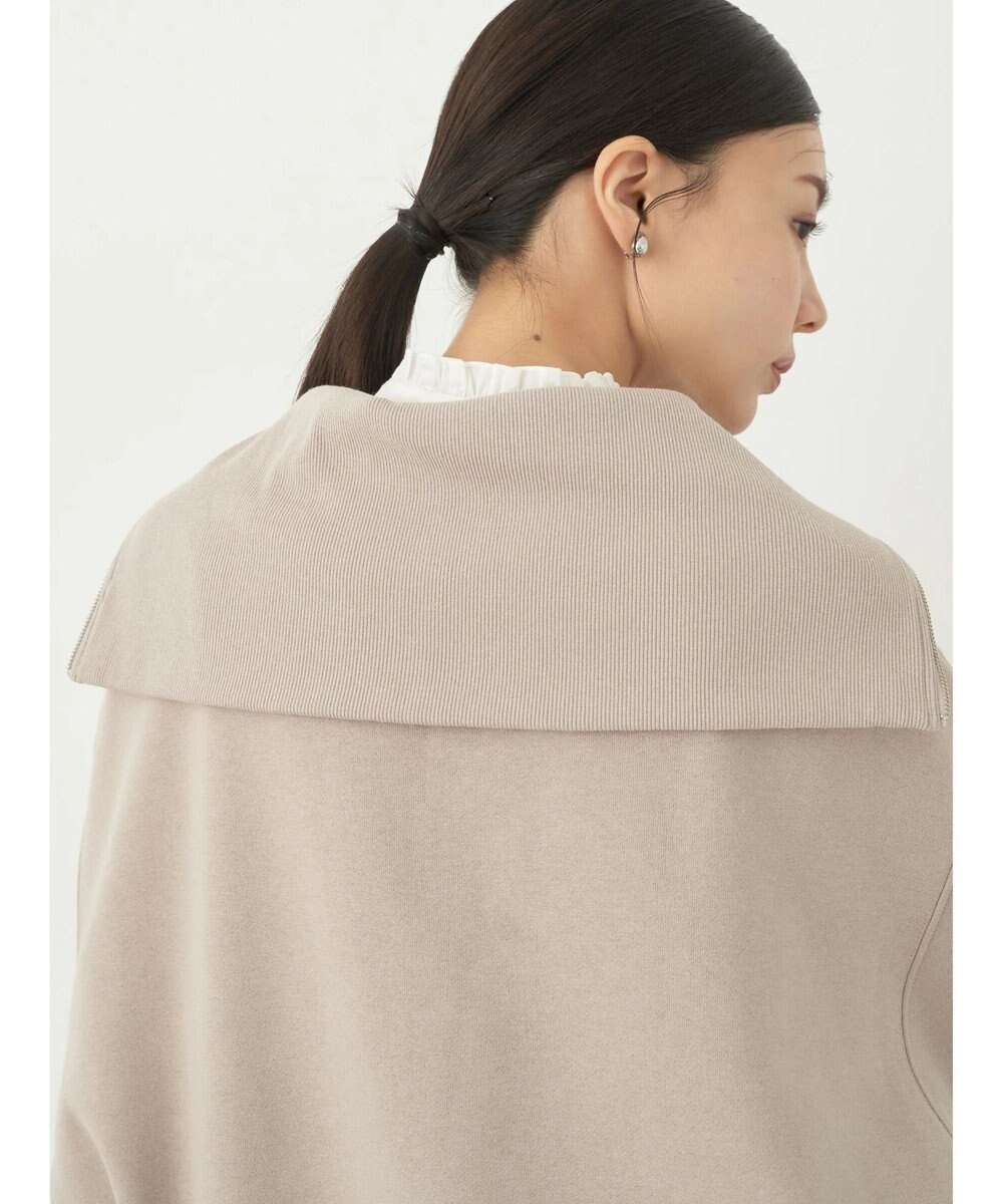 earth music&ecology ハーフＺＩＰ裏起毛プルオーバー 