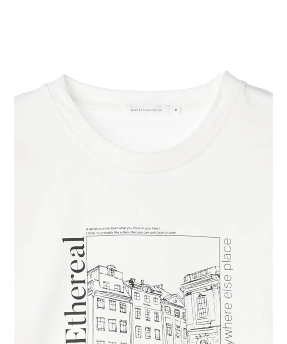 AMERICAN HOLIC Ｂｕｉｌｄｉｎｇロゴカットプルオーバー 
