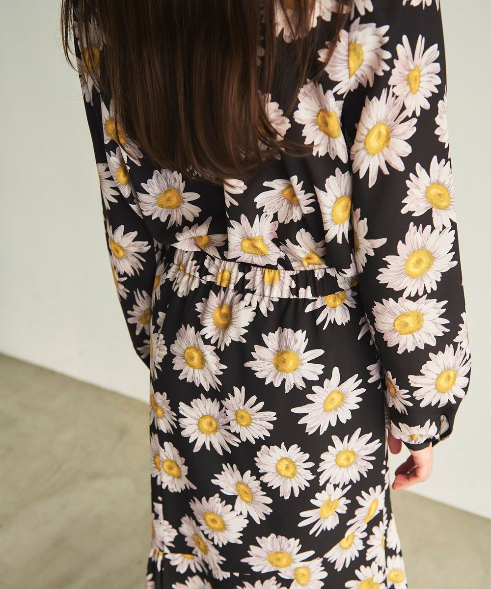 GRACE CONTINENTAL マーガレットフラワープリントスカート 