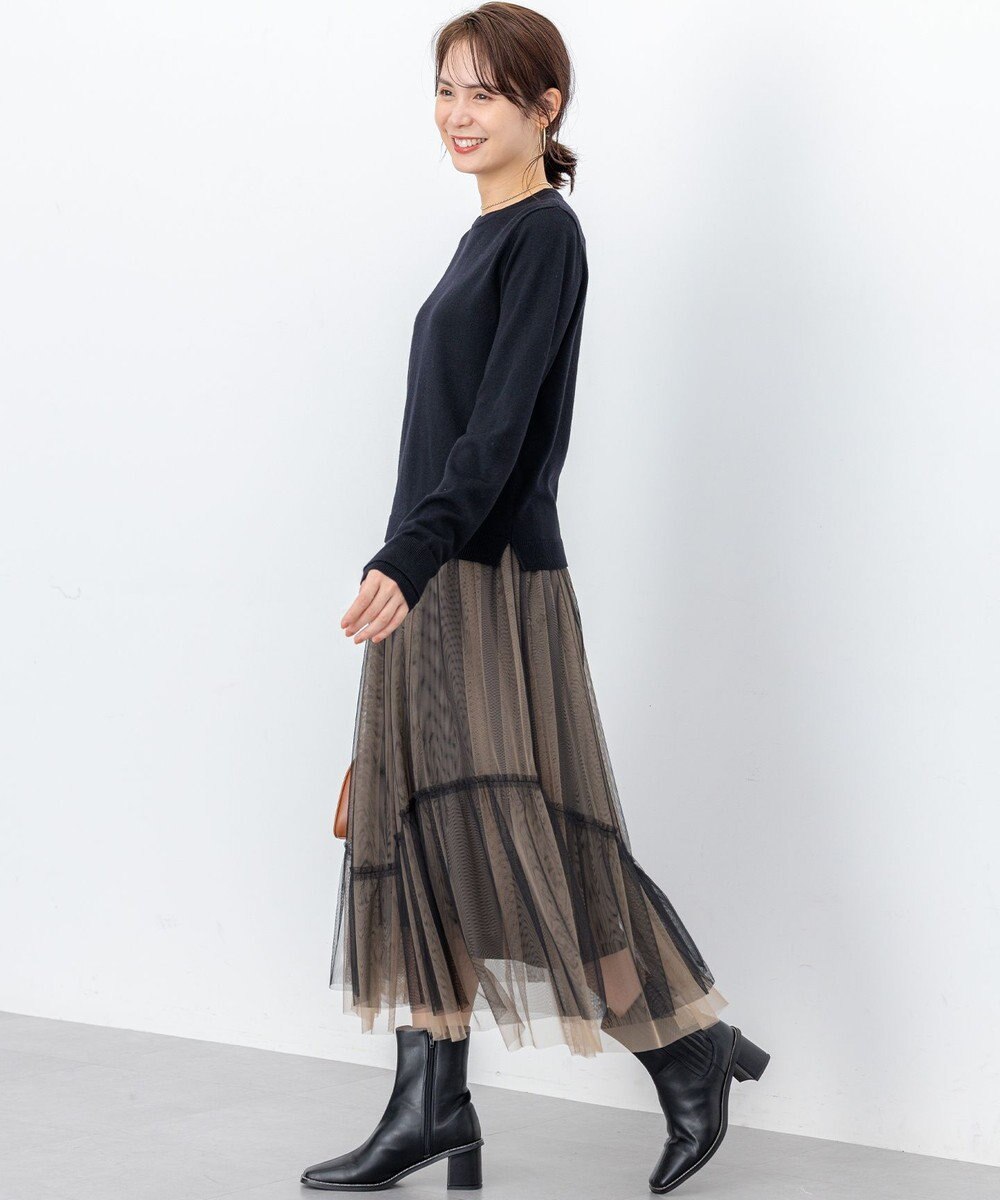 組曲 S ニューシックニットクルーネックプルオーバー 