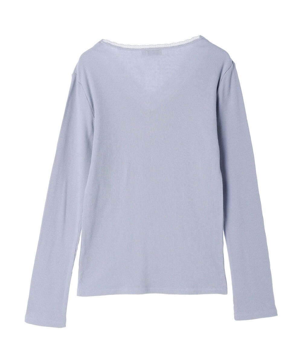 earth music&ecology レースＶネックテレコインナー 