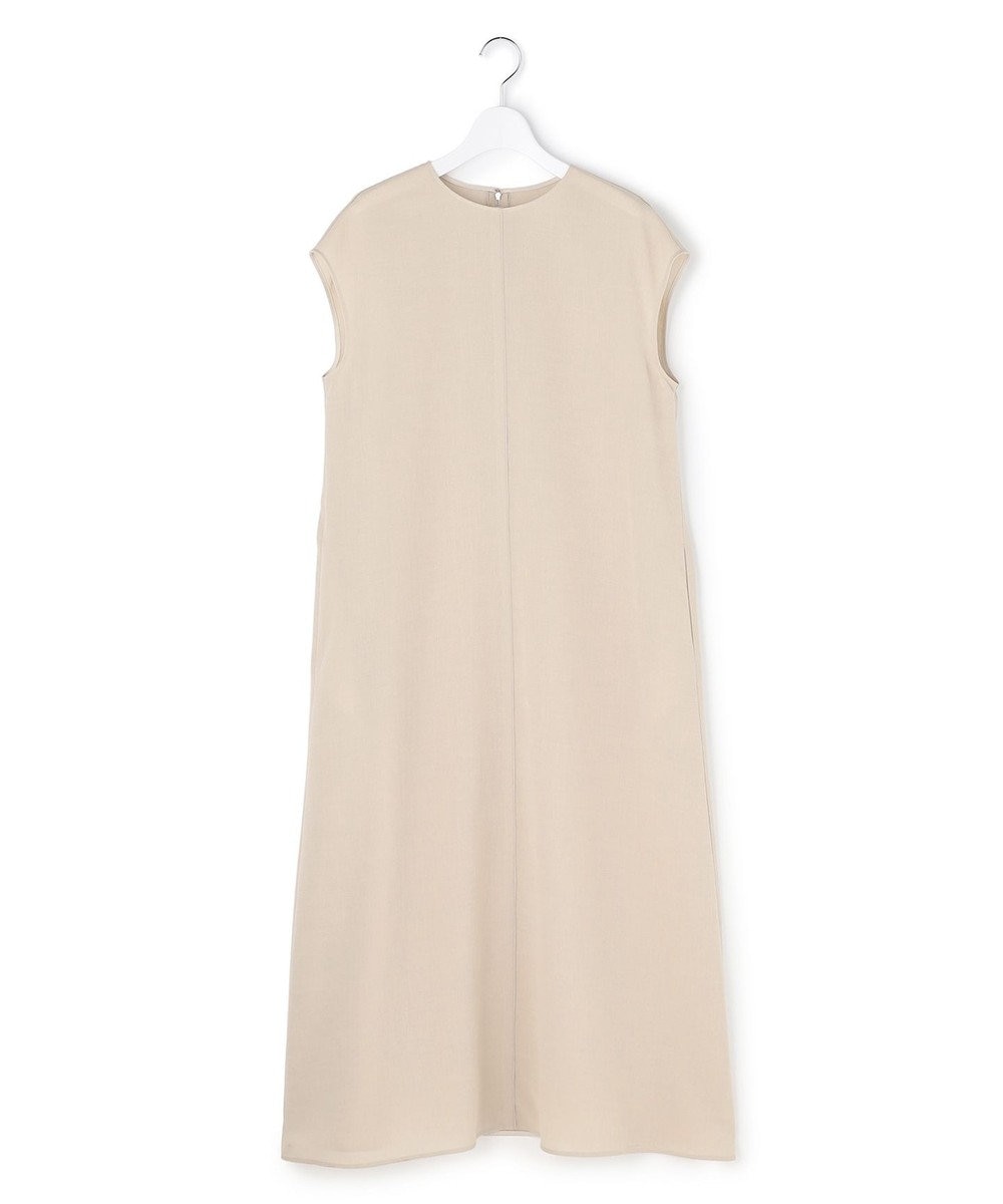 ICB L 【先行予約】 ドライアセテートスラブ フレンチスリーブワンピース 