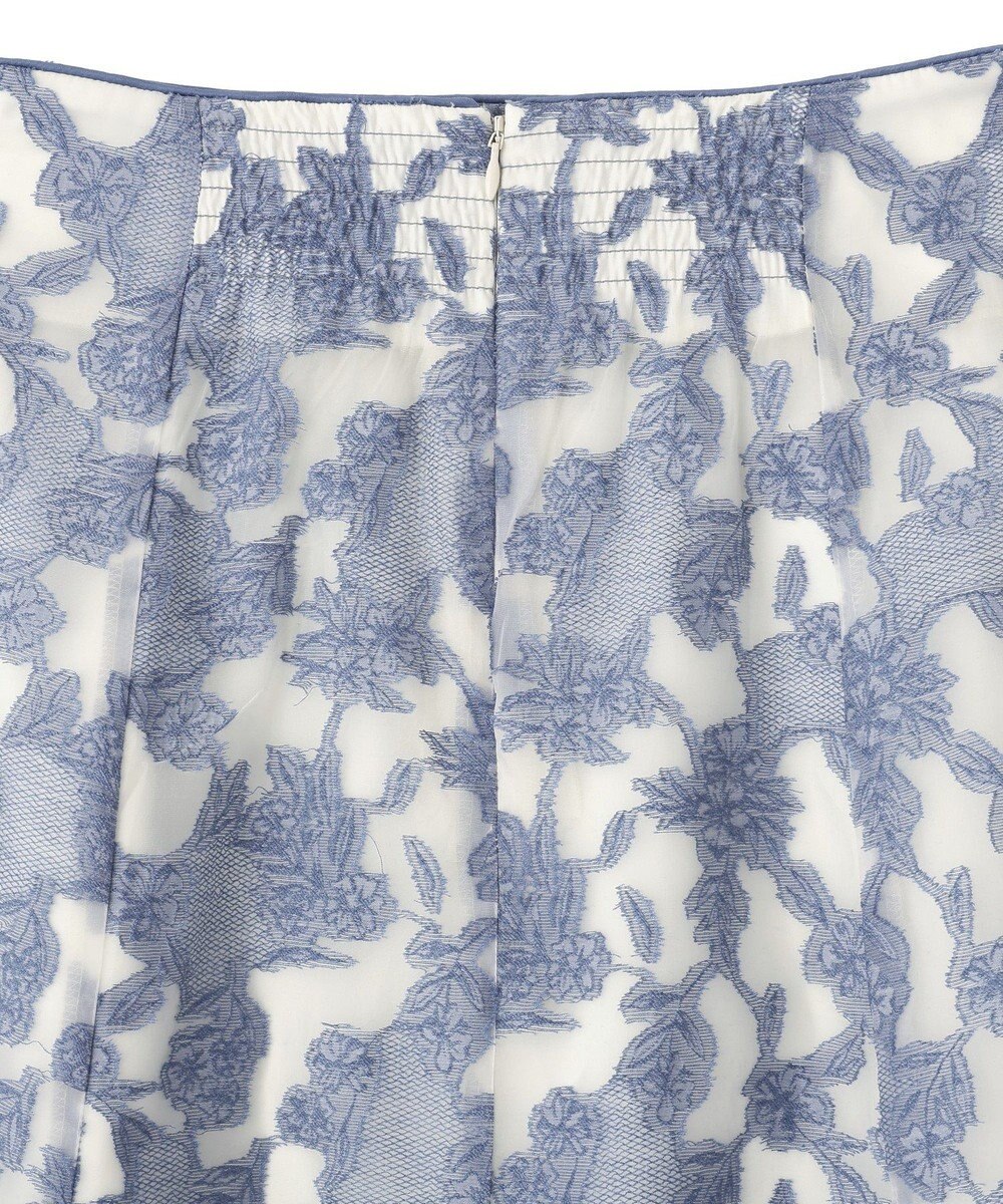 YECCA VECCA シアーレース柄マーメイドスカート 