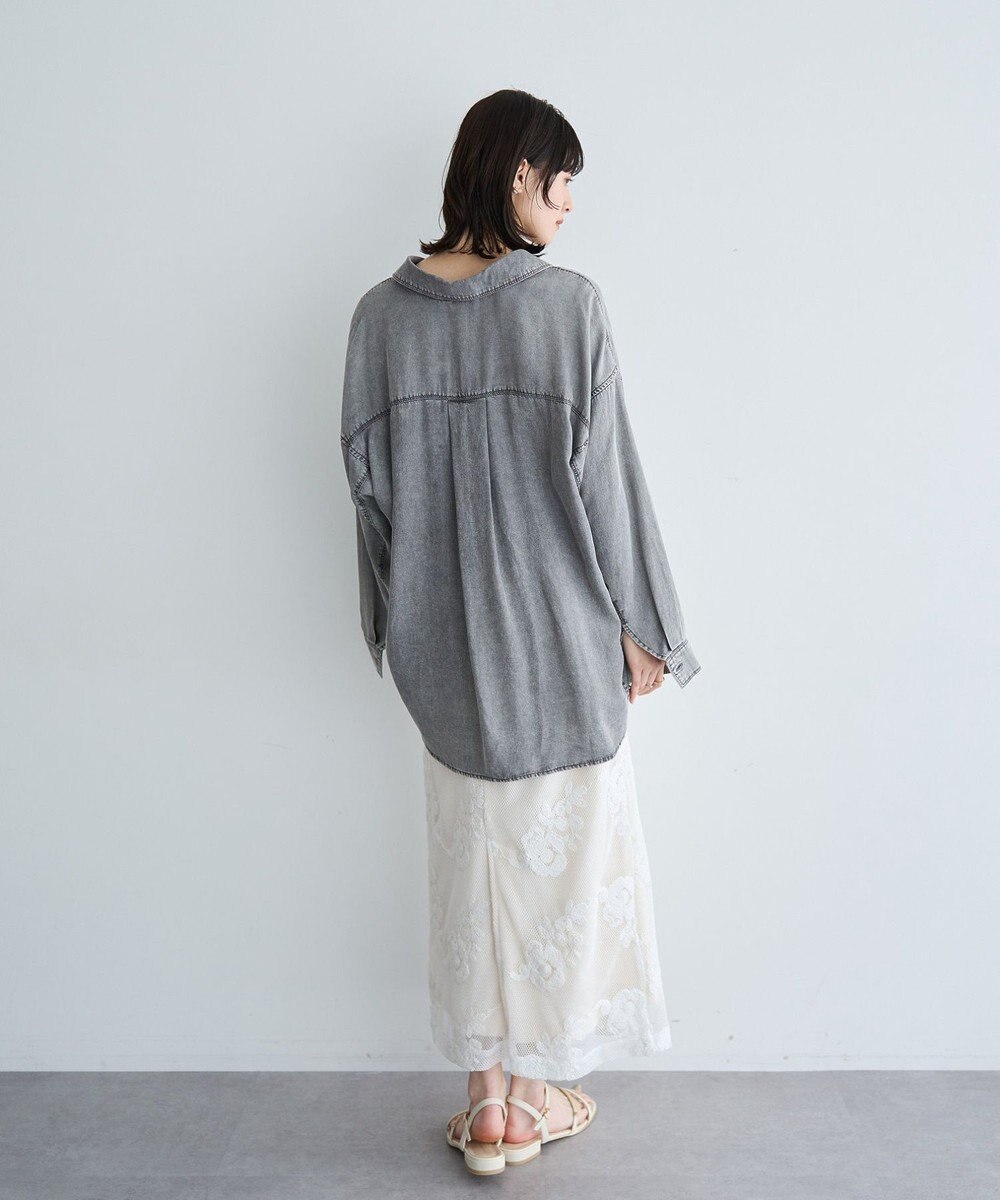 YECCA VECCA 【販売なし】バイオ加工ウ゛ィンテージデニムシャツ 