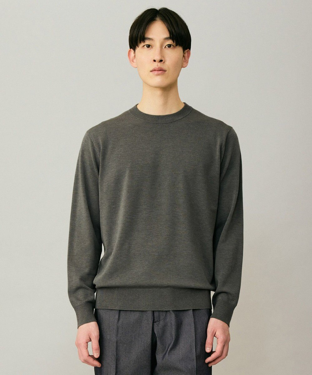 UNFILO MENS 【男女兼用】ソフトサーモ アンチピリングニット クルー 