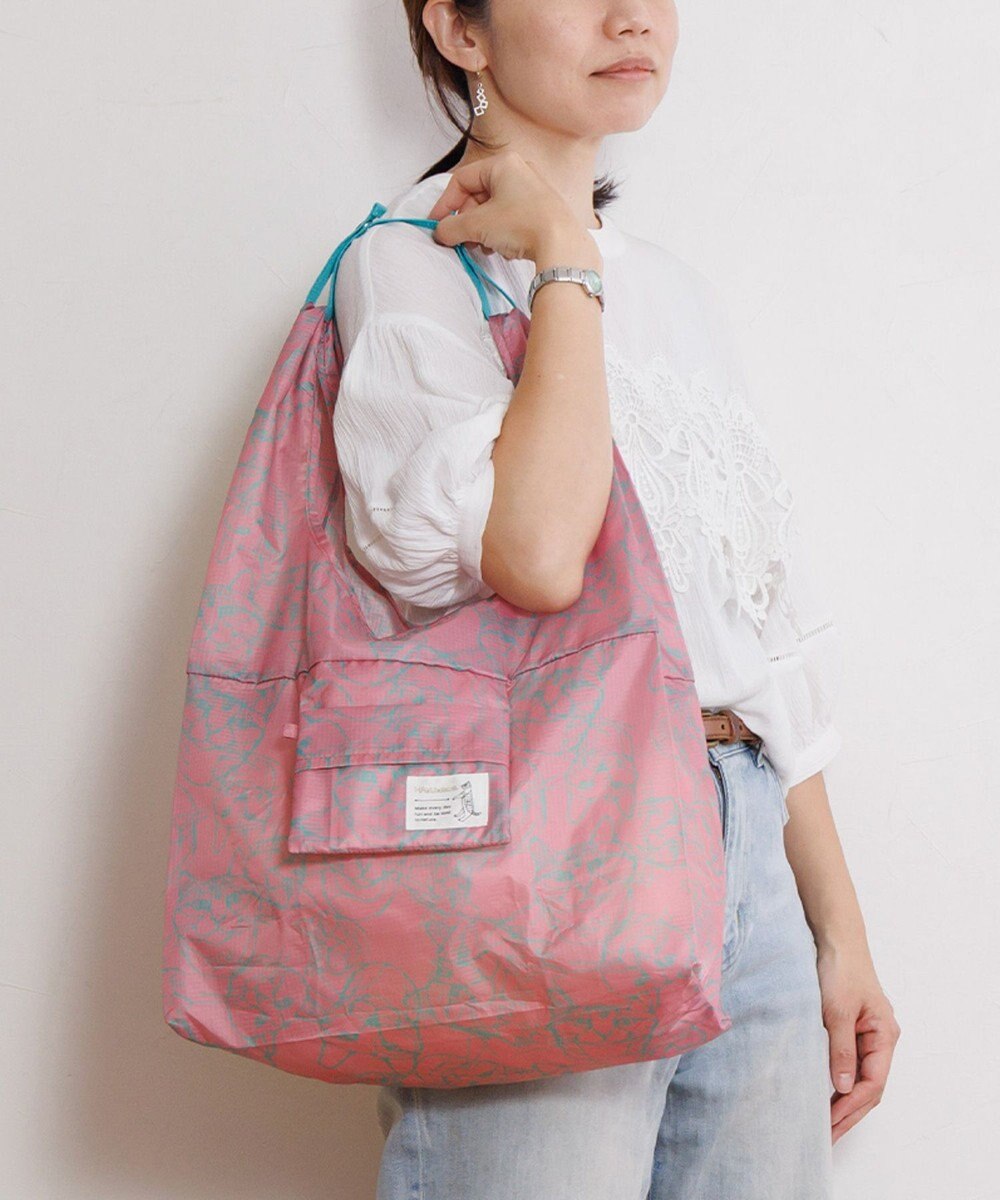 ACE BAGS & LUGGAGE 【折り畳み】 HAyU × ace. マルシェバッグ エコバッグ 猫柄 23L 17871 