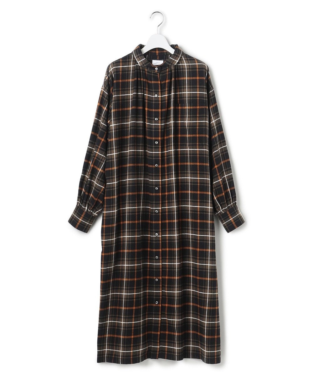 J.PRESS YORK STREET 【WOMEN】チェック シャツワンピース 