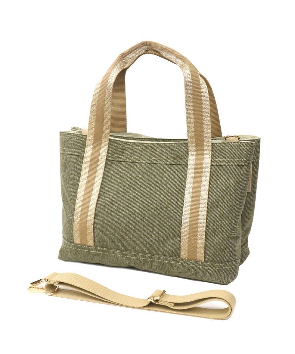 Regalo Felice 【撥水 / 色落ちしないデニム調生地 / ショルダー付】2層トート / REGALO 