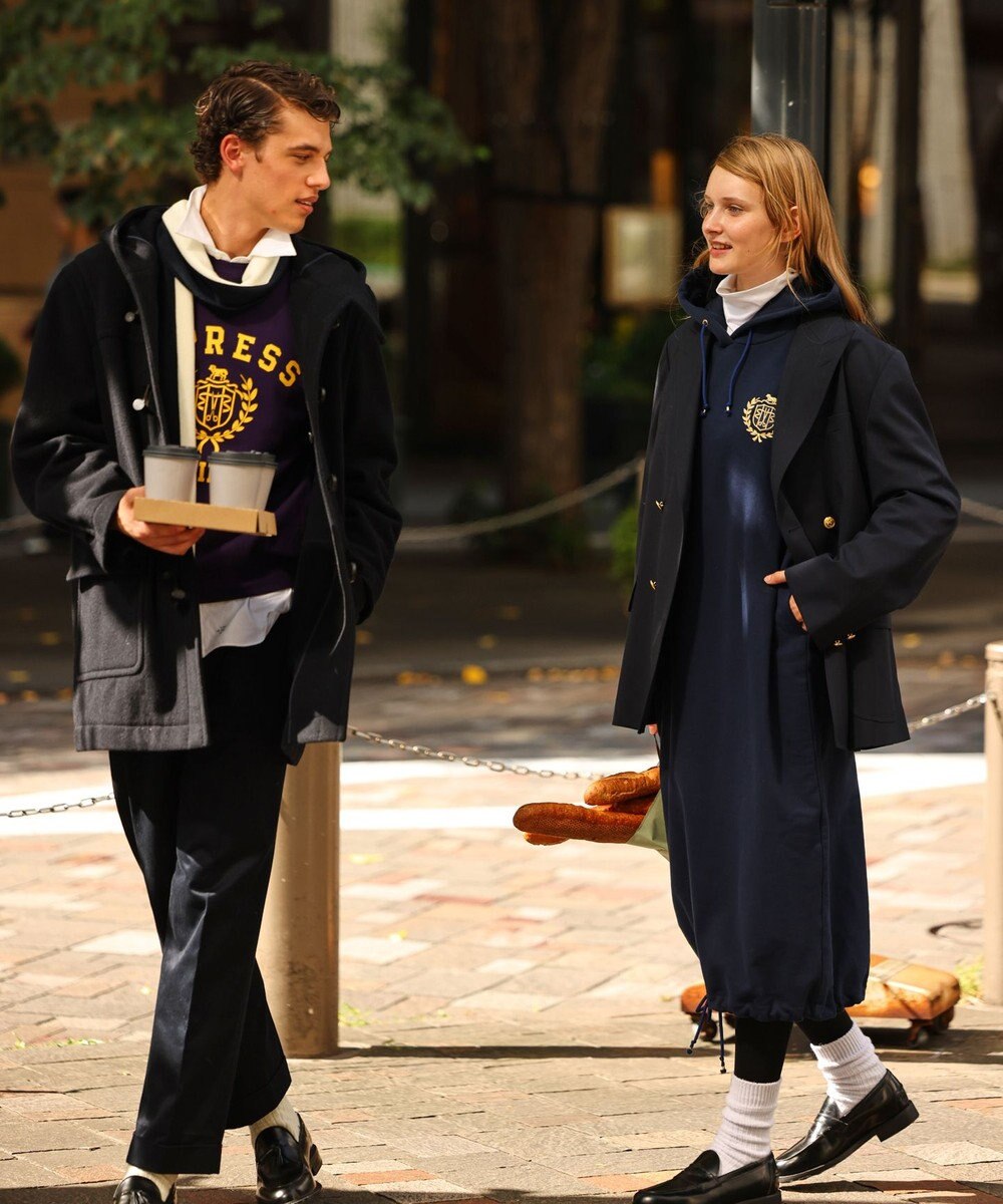 J.PRESS MEN 【J.PRESS ORIGINALS × CLUEL】クレストロゴ スウェットワンピース 