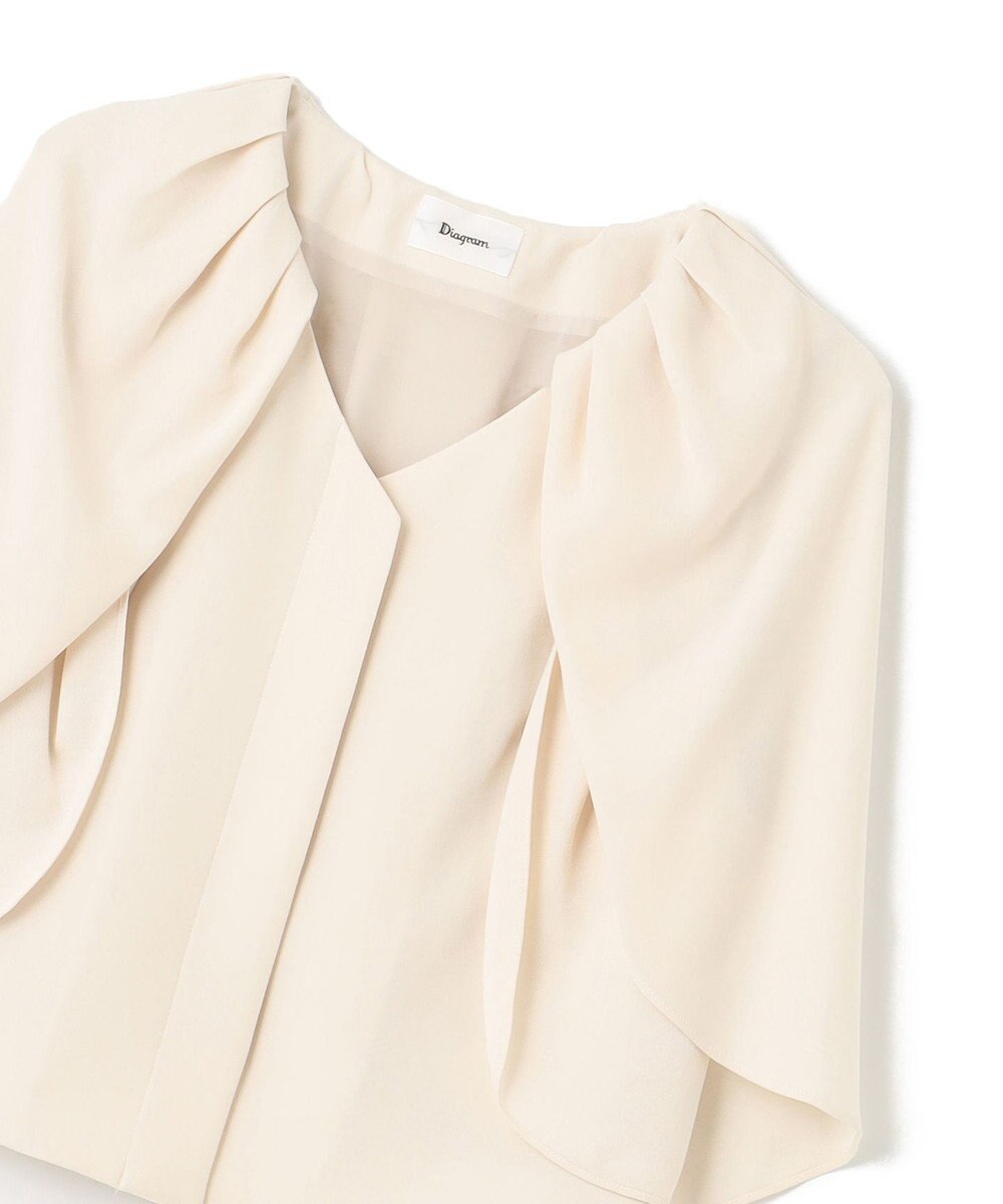 GRACE CONTINENTAL ケープスリーブトップ 