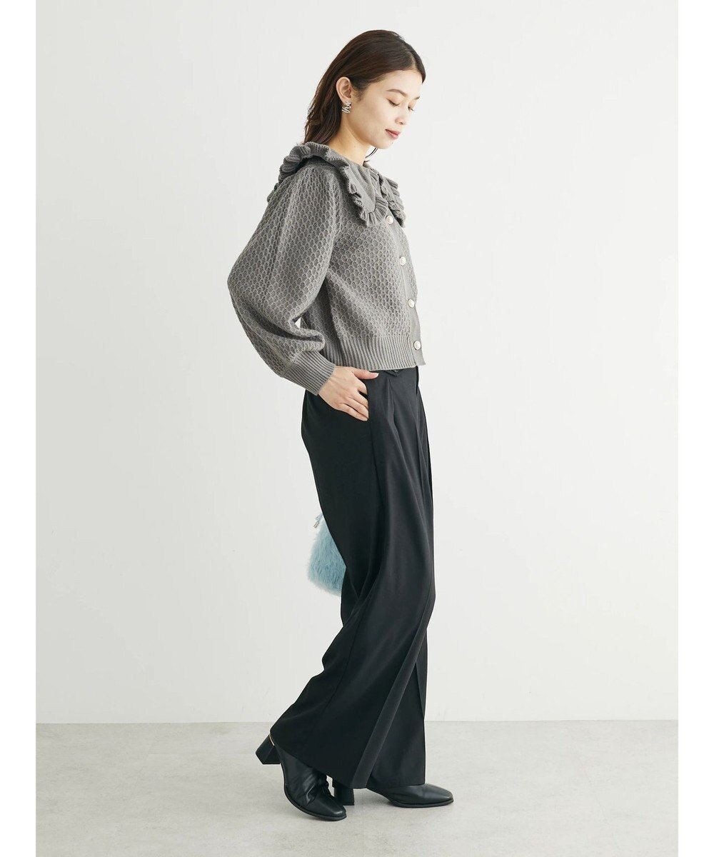 Green Parks ・Ｐｅｔｉｔ　Ｆｌｅｕｒ　ビッグカラーニットカーデ 