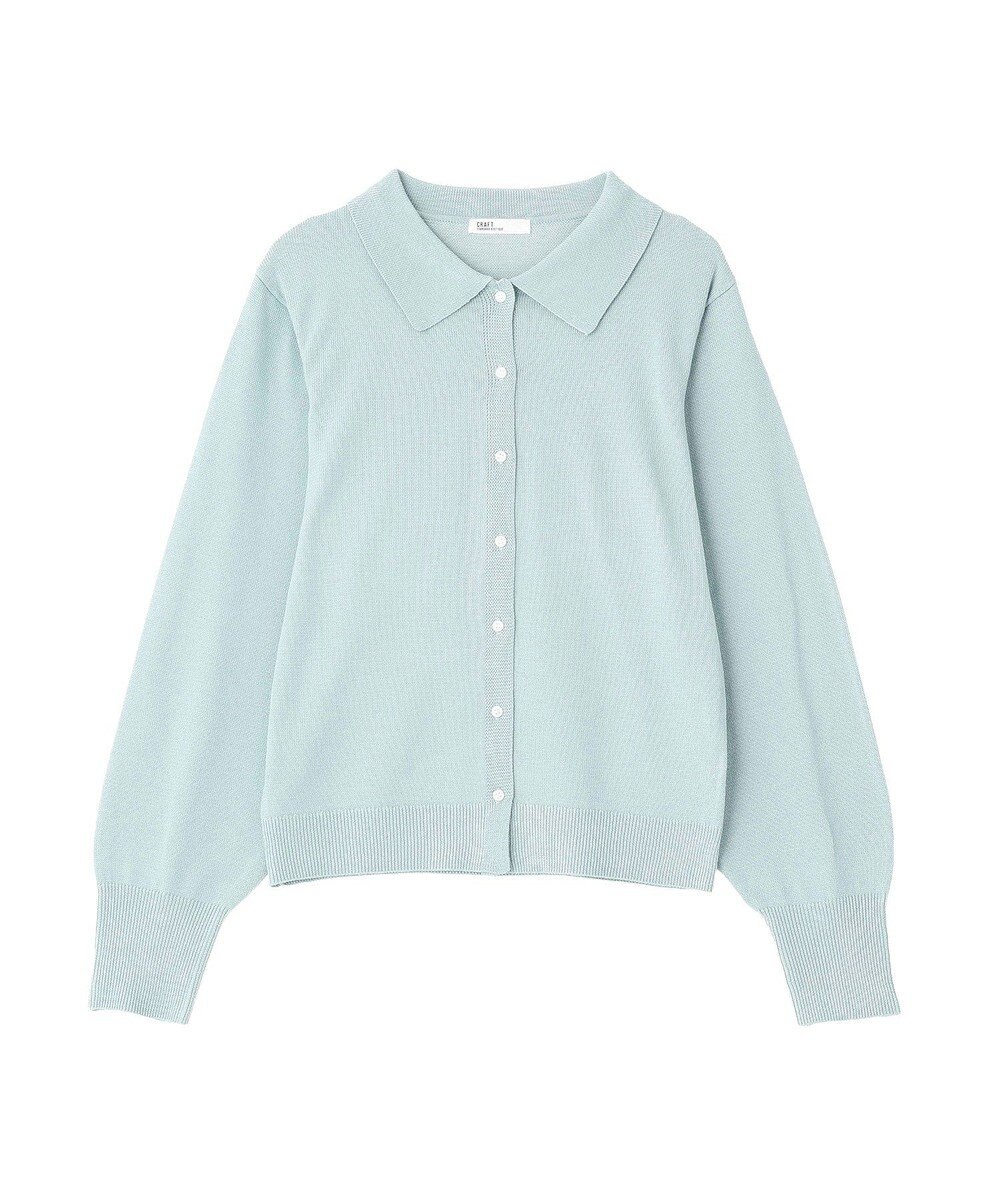 CRAFT STANDARD BOUTIQUE ポロ衿アンサンブルニット 