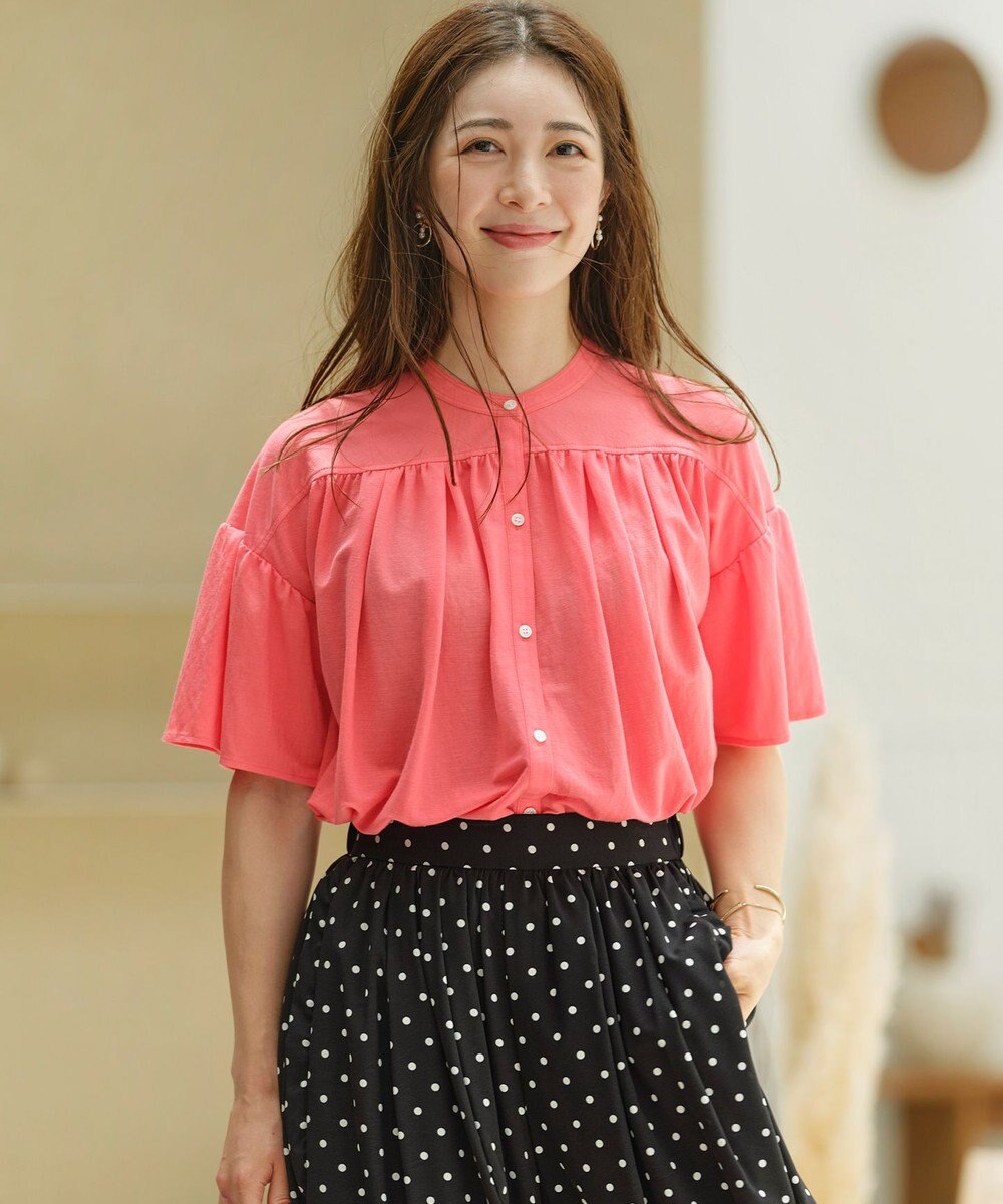 組曲 L 【速乾】ドライタッチ フレア袖トップス 