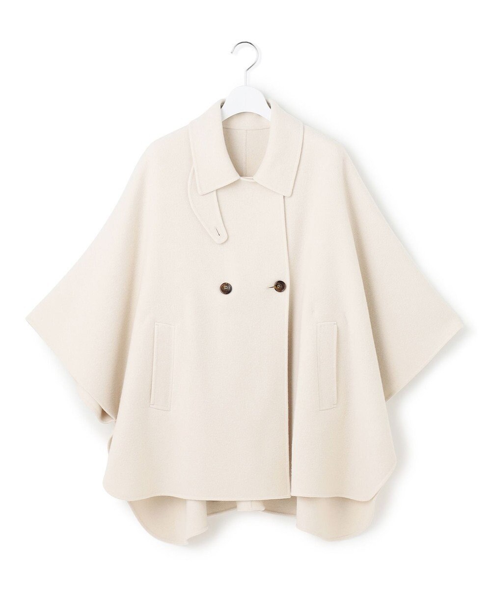 23区 S 【見上愛さん着用/Oggi12月号掲載】ウールライトリバー ポンチョシルエット コート 