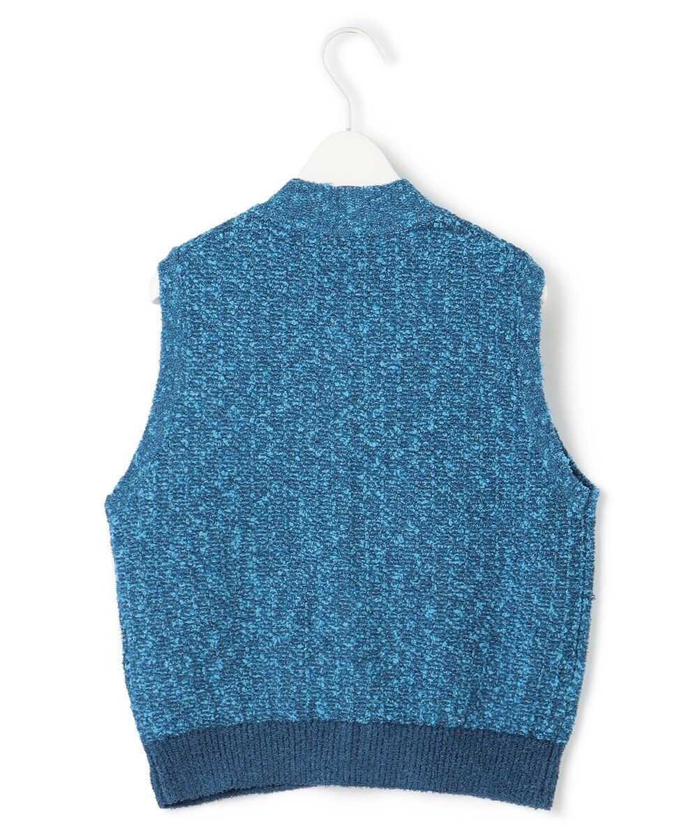 ICB 【洗える】 カラーニットツイード ベスト 