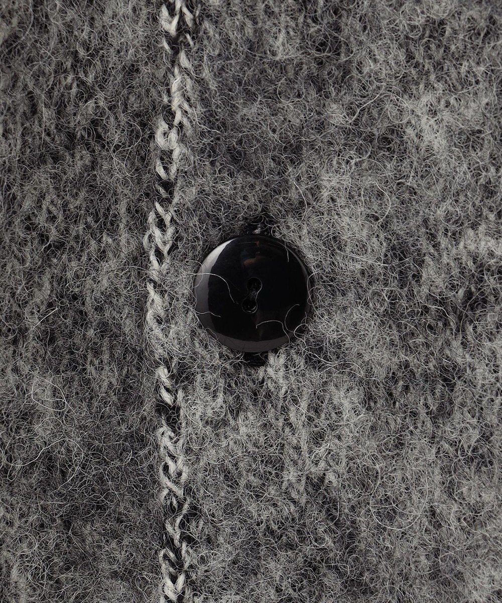 J.PRESS MEN 【J.PRESS ORIGINALS】SHETLAND WOOL SHAGGY SADLE CARDIGAN 