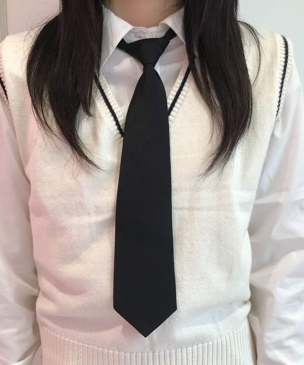 WEGO 【SCHOOL ITEM】ムジスクールネクタイ 