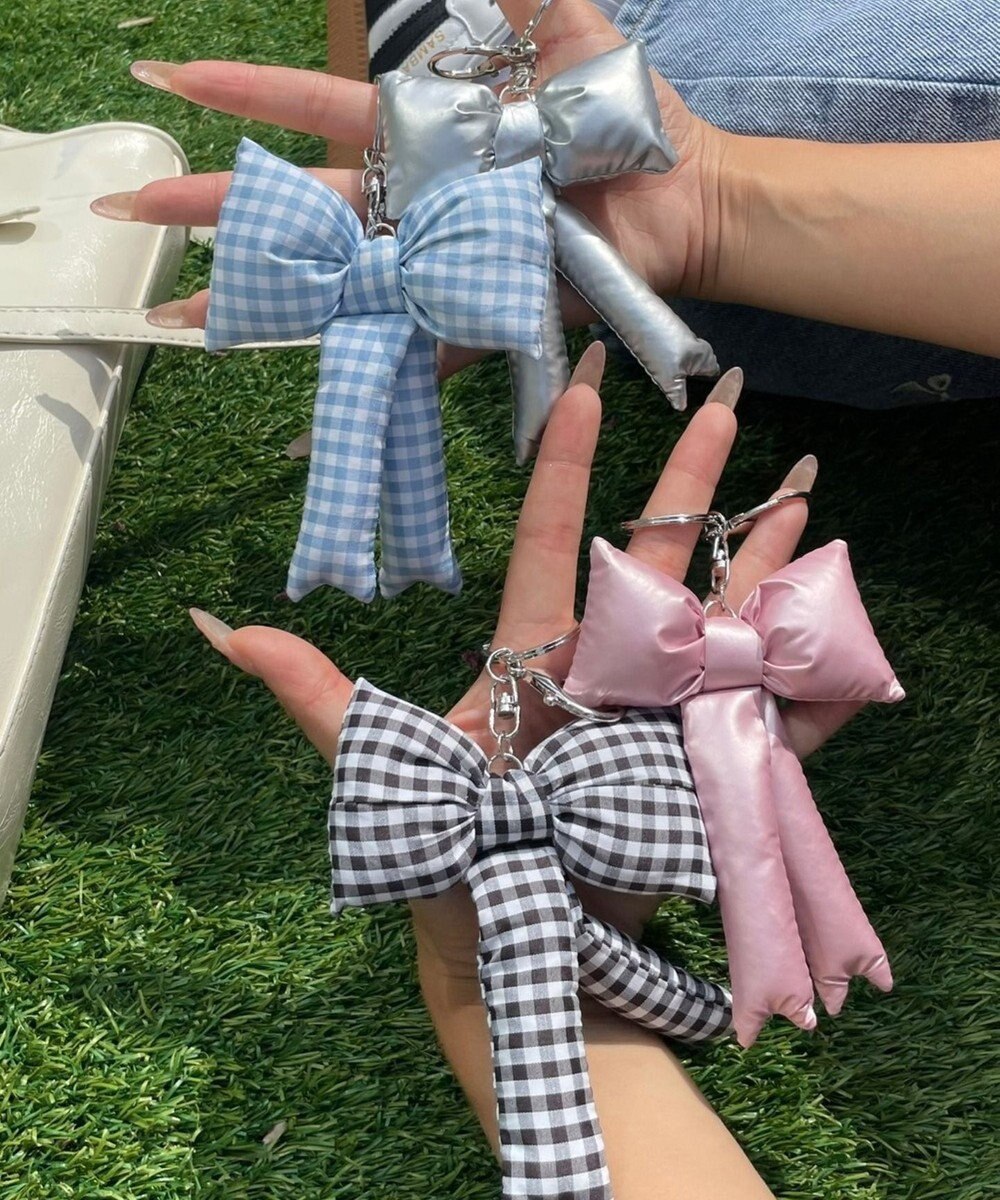 WEGO クッションリボンキーホルダー 