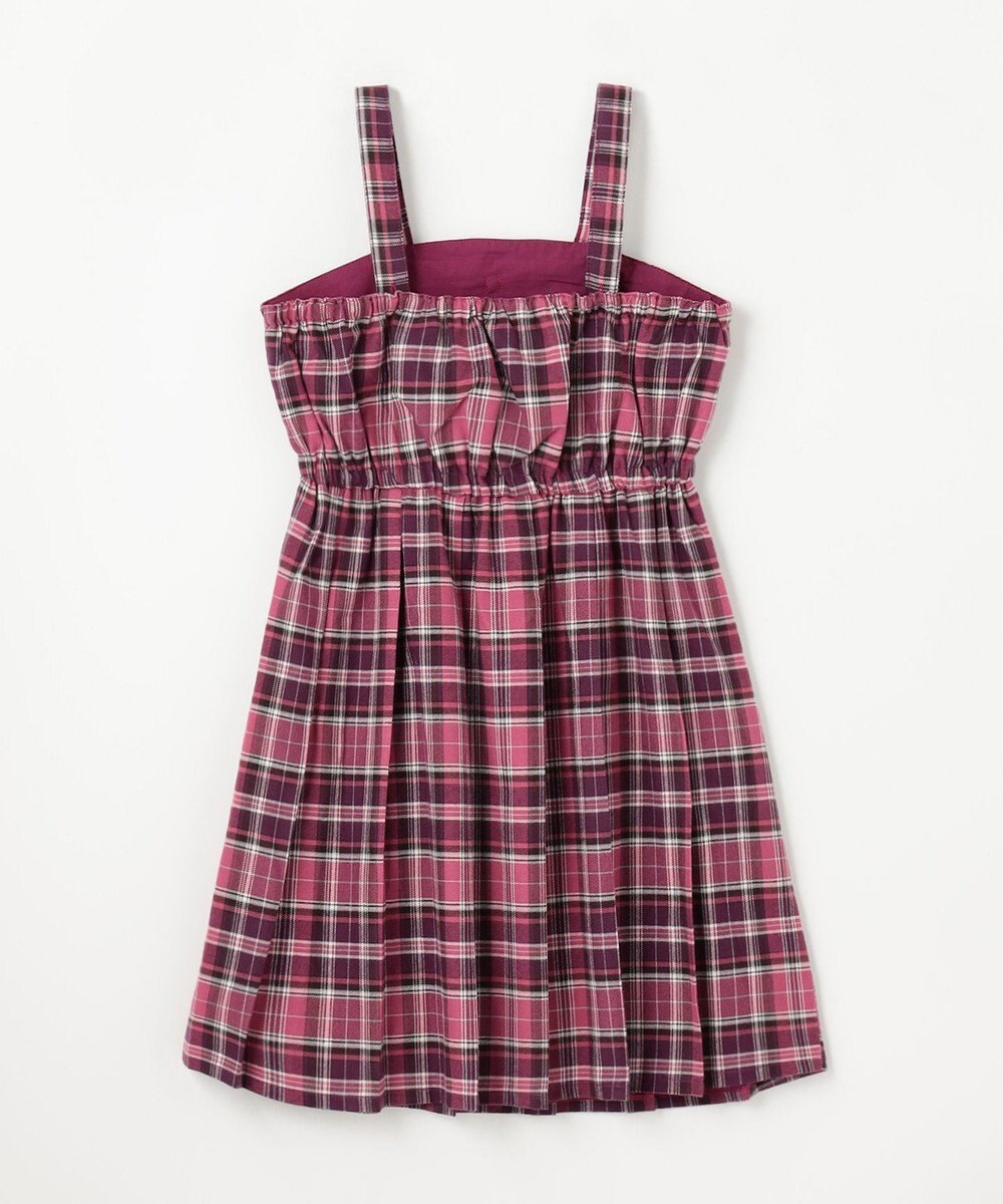 ANY KIDS チェックプリーツジャンパースカート 